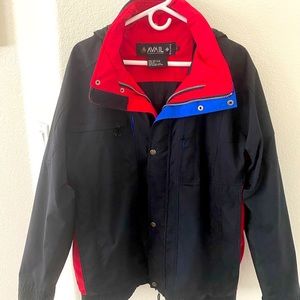 Vail Associates ski coat Black,red, royal blue